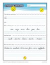 Cursive A – Cursive Letters Worksheets