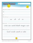 Cursive C - Printable Alphabet Letters Practice Activity