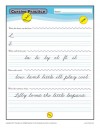 Cursive L – Cursive Letters Worksheets