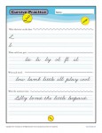 Cursive I - Printable Alphabet Letters Practice Activity