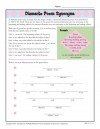 Diamante Poem: Synonyms