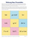 Dictionary Game: Pronunciation
