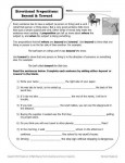 Directional Prepositions - Free, Printable Worksheet Activity