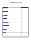 Daily Single Subject Lesson Plan Template with Grid – Elementary