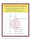 English Words that Came from Spanish