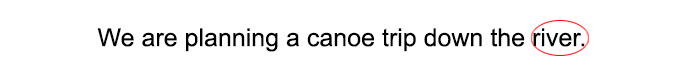 Example of singular nouns