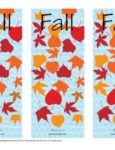 Fall Printable Bookmarks