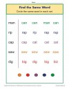 Match the Same Words