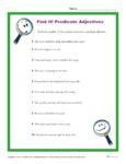Which of These Sentences Have a Predicate Adjective?