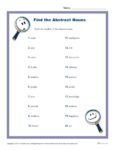 Which of These Words are Abstract Nouns?