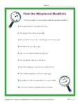 Which of These Sentences Have Misplaced Modifiers?