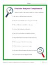 Find the Subject Complement