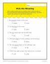 Pick the Meaning