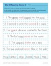 Word Meaning Game