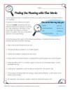 Finding the Meaning with Clue Words