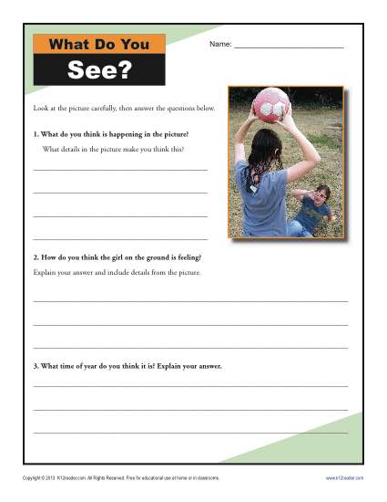 4th and 5th Grade Activity - Drawing Conclusions