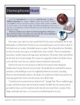 Free, Printable Homophone Hunt Activity