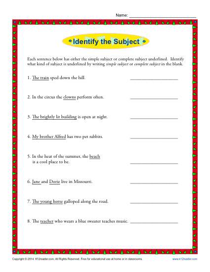 Simple and Complete Worksheet