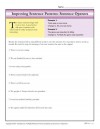 Sentence Patterns: Sentence Openers