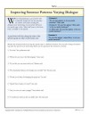 Sentence Patterns: Varying Dialogue