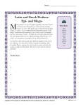 Greek and Latin Prefix Worksheet - Epi and Mega