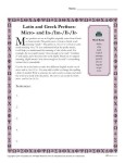 Greek and Latin Prefix Worksheet - Micro and In / Im / Il / Ir