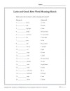 Greek and Latin Root Word Meaning Match