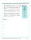 Greek and Latin Root Words: Mitt and Tract