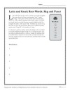 Greek and Latin Root Words: Reg and Punct