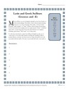 Greek and Latin Suffixes: -Escence and -Et