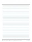 Printable Lined Writing Paper
