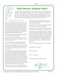Little Women Reading Worksheet Activities: Helping Father