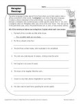 Metaphor Meanings - Worksheet Practice Activity