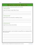 Metaphor and Simile - About You -Free, Printable Worksheet Lesson Activity