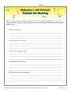 Metaphors and Similes: Explain the Meaning