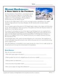 Mount Rushmore Reading Comprehension Activity