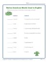 Native American Words Used in English