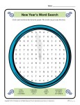 New Year's Word Search