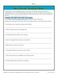 Noun Clauses Worksheet Activity - Acting as a Noun