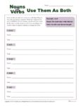 Nouns that are also verbs