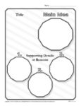 Main Idea and Details Graphic Organizer - Printable