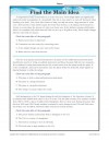 Find the Main Idea: Three Reading Passages