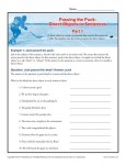 Direct Objects in Sentences - Hockey Theme Worksheet