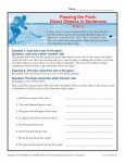 Direct Objects Worksheet with Hockey Theme