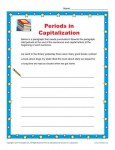 Periods and Capitalization - Free, Printable Worksheet Lesson Activity