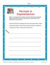 Periods and Capitalization - Free, Printable Worksheet Lesson Activity