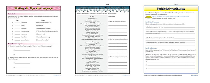 Personification Definition and Worksheets