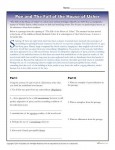 Edgar Allan Poe - Free, Printable Activity About The Fall of the House of Usher