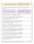 Printable Point of View Worksheet - Who is Telling the Story?