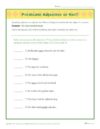 Predicate Adjectives or Not?